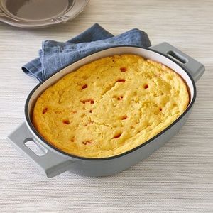 Pampered Chef 2-QT. ENAMELED CAST IRON BAKER